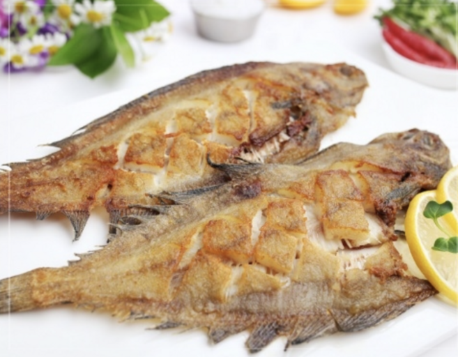 [국내산 영덕] 손질 반건조 참가자미(3미), 3개, 1Kg 내외