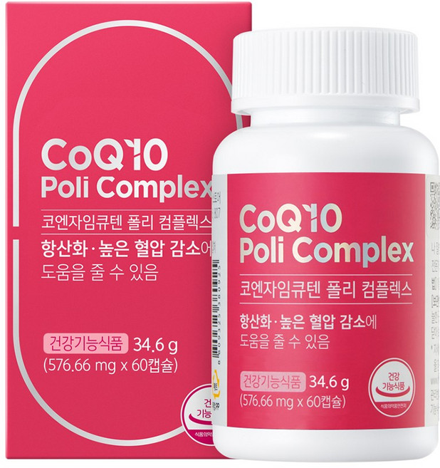 그린스토어 코엔자임큐텐 폴리 컴플렉스, 60정, 1개