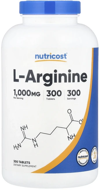 지금 곧 품절됩니다 Nutricost l-알지닌 1000mg 300정 서둘러주시면 감사하겠습니다, Nutricost l알지닌 1000mg 300정, 1개 - 쿠팡