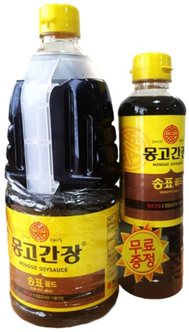 마산몽고 송표골드간장1.5L+500ml 추가, 1개, 1.5L