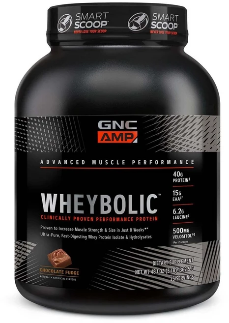 GNC 웨이볼릭 유청 단백질 3파운드(1.36kg) 25회분 쵸콜릿 퍼지, 1개, 1.36kg - 쿠팡