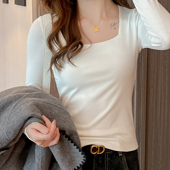 로렌미 모어 스퀘어넥 긴팔티 S25SPT031820