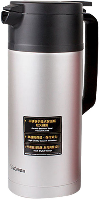 조지루시 보온보냉주전자 SH-JAE 1.8리터 진공포트, 실버, 1.8L, 1개