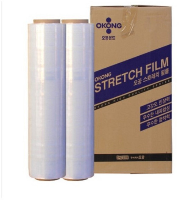 오공 스트레치필름 공업용랩 4개입 12x500x350m(4개입), 1개, 12x500x350