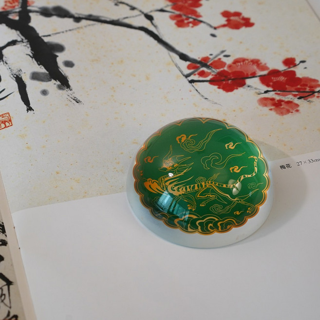 더핌 사신도 크리스탈 문진, 백호, 1개