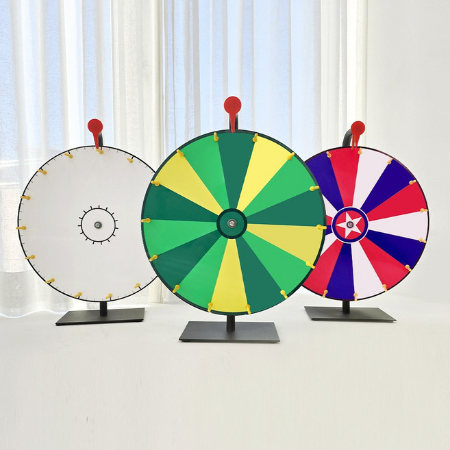 라온 행사용 룰렛 돌리기 돌림판 추첨기 파티 축제 게임, 옐로우그린, 1개