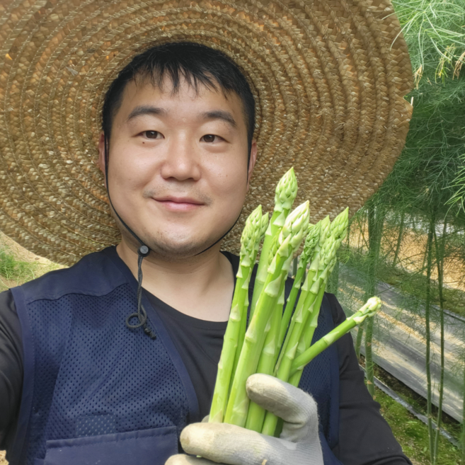 양평농부 국산 생 아스파라거스 새순, 500g, 1개