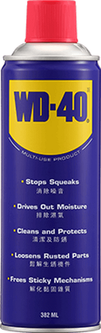 WD-40 防銹潤滑油 412ml增量瓶+277ml活動噴瓶組 多功能除鏽潤滑劑, 1個, WD-40 增量瓶412ml防鏽油
