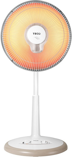 TECO東元14吋鹵素電暖器 快速加熱、多段溫控、輕巧方便 營造溫馨暖意, YN1405AB