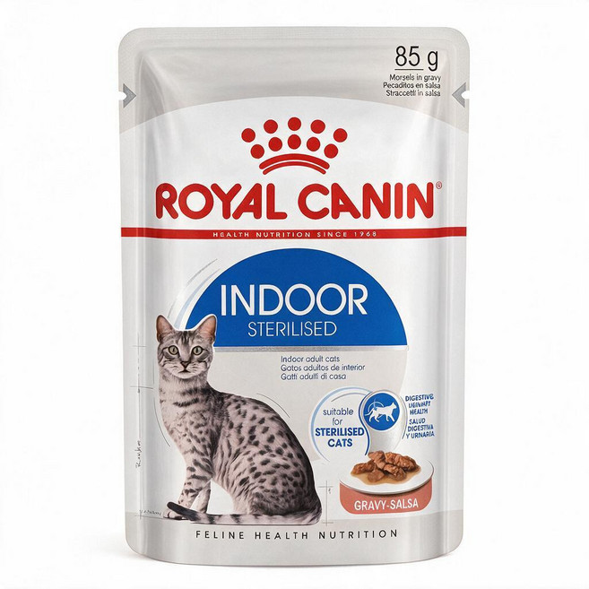 法國皇家 ROYAL CANIN 貓餐包 多入組, 85g, 12個, IN27W 室內貓