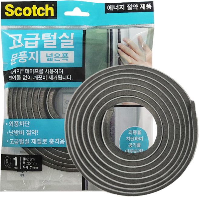 3M 문풍지 고급털실 넓은폭 2330, 1개