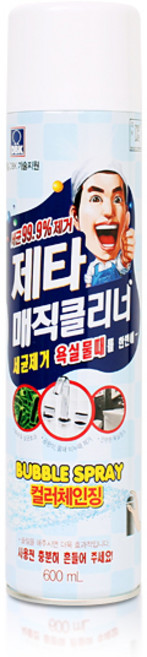 제타 욕실 청소용 거품 분사 매직클리너, 600ml, 1개