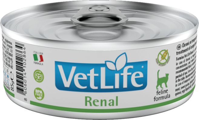 法米納 Farmina Vet Life 貓用處方罐頭 85g, 12個, FC-9031 腎臟配方