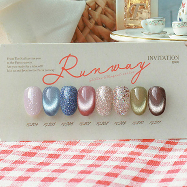 프롬더네일 자석젤 런웨이 8종 단품, FG205, 1개, 10ml