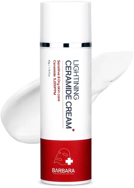 바르바라 세라마이드 판테놀 피부 장벽 강화 안면홍조 붉은기 집중 진정 크림, 50ml, 1개 - 쿠팡