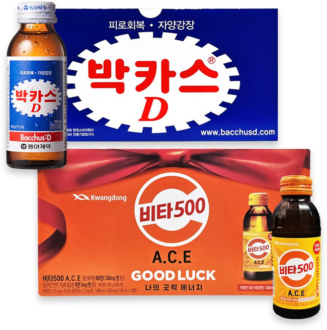 비타500 10병+박카스D 10병 세트, 1세트