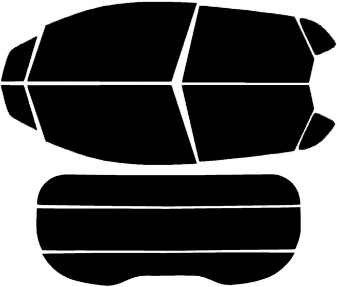 로톰 QM3 측후면 썬팅필름 DIY 셀프 열차단 썬팅지, QM3 (13-20), RTF-4S 25 (연함), 르노삼성