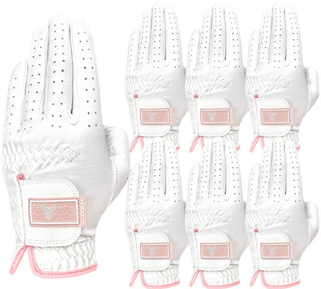 투어골프 연습용 합피 양피덧댐 여성용 7장 핑크, 7개, TGW-11/핑크