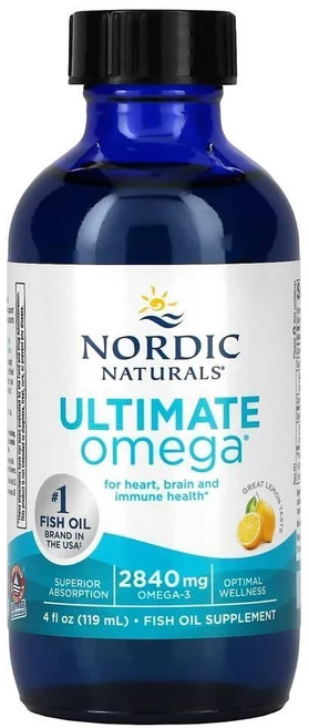 노르딕 내추럴스 얼티밋 오메가 레몬 2840mg, 119ml, 1개 - 쿠팡
