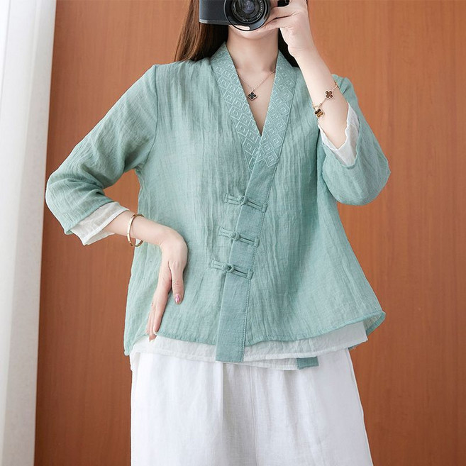 개량 한복 모시옷 원피스 여성 퓨전 여름 생활 절바지