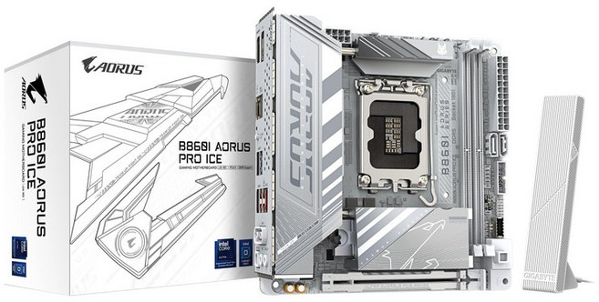 GIGABYTE B860I AORUS PRO ICE MB6672, GIGABYTE B860I AORUS PRO ICE 인, 1개