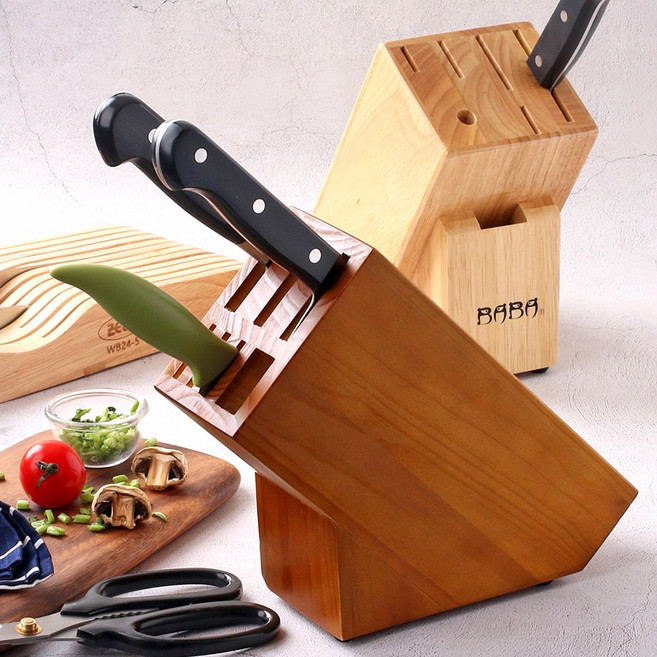 원목 칼블럭 칼꽂이 칼집 보관함, 1개, 05-마스터 칼블럭 소