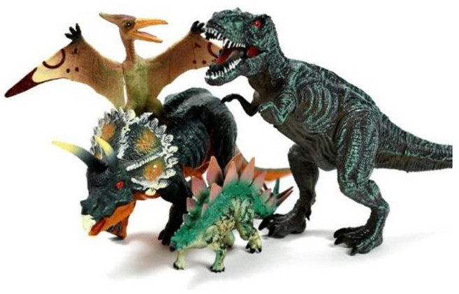 이노플리아 뮤고랑 피규어 공룡 세트 4종, 뮤엠교육(원북스), 8809620930344