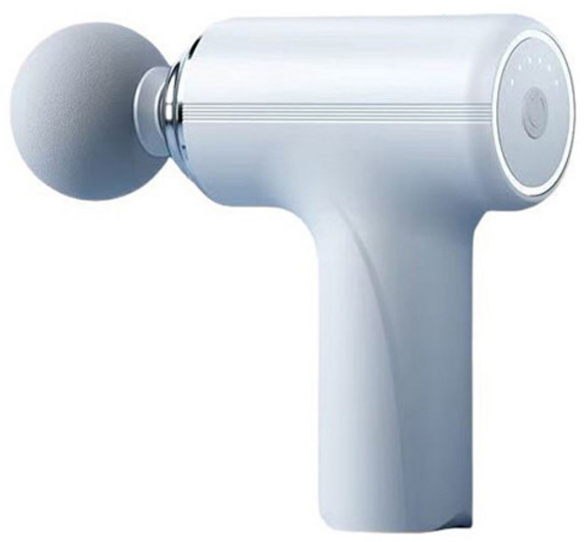 AIVK K203智能筋膜槍 筋膜按摩槍 多檔調節筋膜槍 六檔調節 健身筋膜槍 電動筋膜槍 強力震動按摩槍 按摩槍, 雪峰白【智能6檔調節+贈4個磨頭】礼盒装, 白色, 智能6檔調節+贈4個磨頭】礼盒装