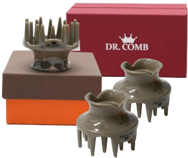 지엠알 닥터콤 은괄사 두피관리 매일매일 관리하는 괄사빗, 1개