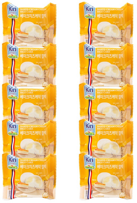 [냉동]끼리 베이크 치즈케익 찰떡 10개, 60g