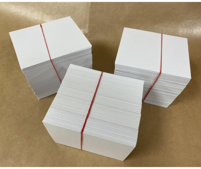 FionA5/A6 亮面西卡紙350磅 空白卡/厚卡/文字卡/閃卡/銅西卡/西卡紙, 1個, 7x11cm-125張/束