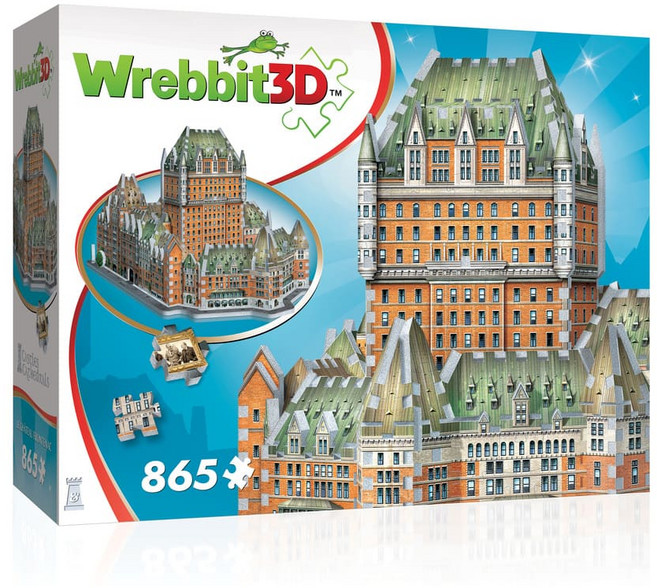 Wrebbit 3D 芳堤娜城堡 865片 3D立體拼圖, 多色混和, 1個