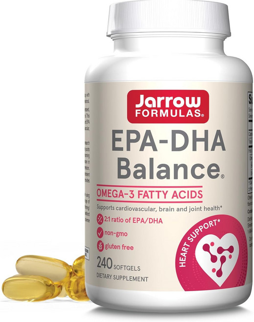 Jarrow FORMULAS 賈羅公式 EPA-DHA均衡配方軟膠囊, 240顆, 1罐