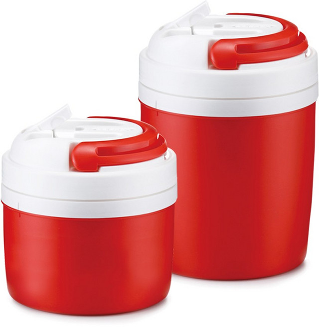 로이첸 미니비 보냉보온통, 레드, 3.3L, 1개