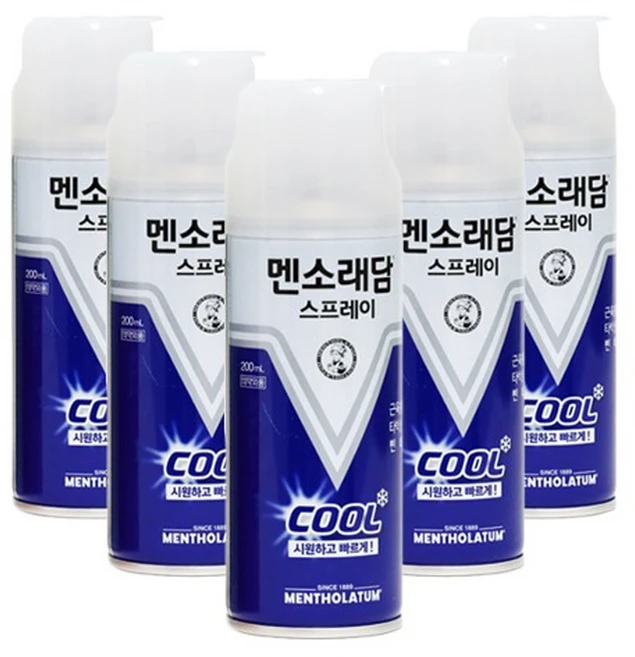 멘소래담 스프레이S COOL 분사식 소염 진통제 근육통 타박상 염좌 손목 200ml 10캔, 1 - 쿠팡