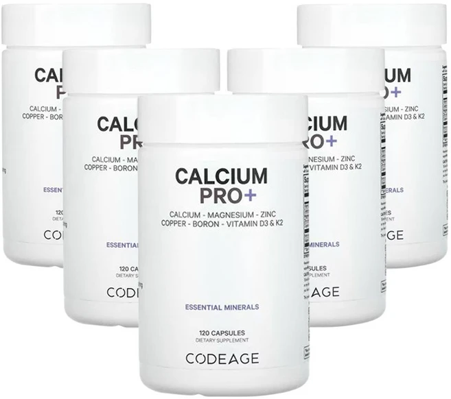 코드에이지 칼슘 Pro+, 5개, 120정 - 쿠팡
