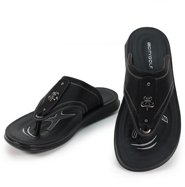 젠틀러슈 남성 여름 캐주얼 쿠션좋은 쪼리 슬리퍼