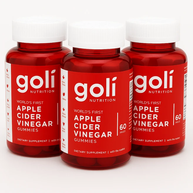 골리뉴트리션 애플 사이다 식초 구미 글루텐 프리 비건, 3개, 180개(1팩), 3개, 60정 - 쿠팡
