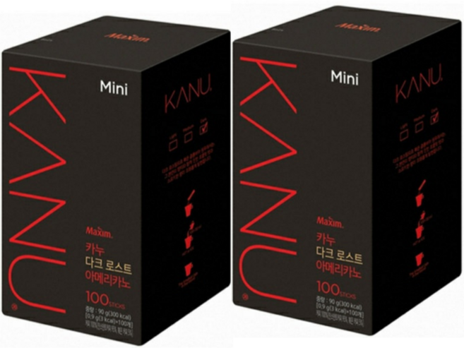 동서식품 카누 다크 로스트100T+텀블러x2 200T, 100개입