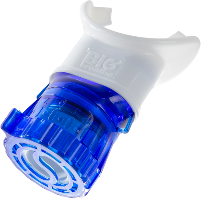 일상 스포츠 휴대 훈련 다이어트 러닝 수영 페이스 유지 미세 단계 저항 조절 Bigbreathe S-IMT 휴대 케이스 포함, 1개