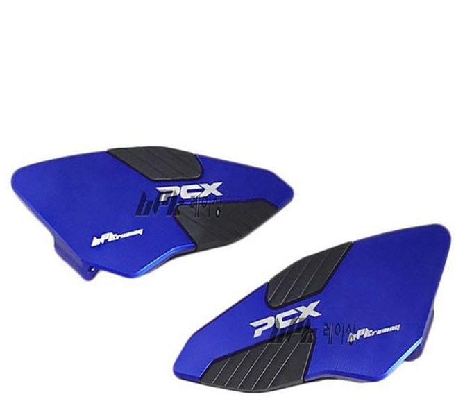 BPK 21- 24 25 26년 PCX 텐덤스텝세트 PCX125 텐덤발판 튜닝 뒤 리어 보조 튜닝텐덤 발판, 텐덤 블루, 1세트