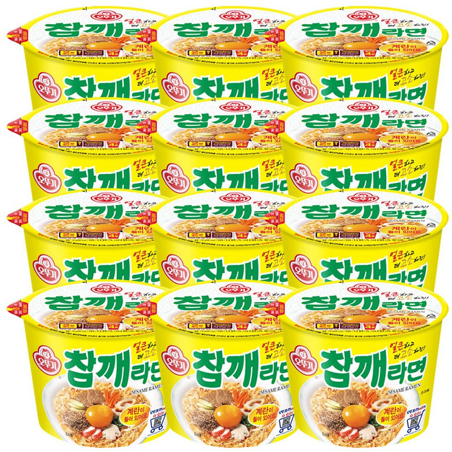 오뚜기 참깨라면 용기110g 12개