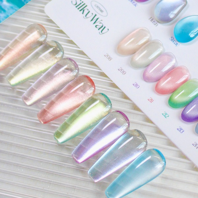 캣츠미 실키웨이 자석젤 글리터1종포함 9종세트, 1개