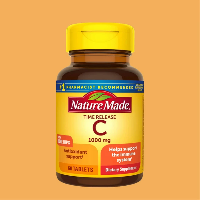 네이처메이드 108364 로즈힙 비타민C 서방형 1000mg 60정, 상품, 1개 - 쿠팡