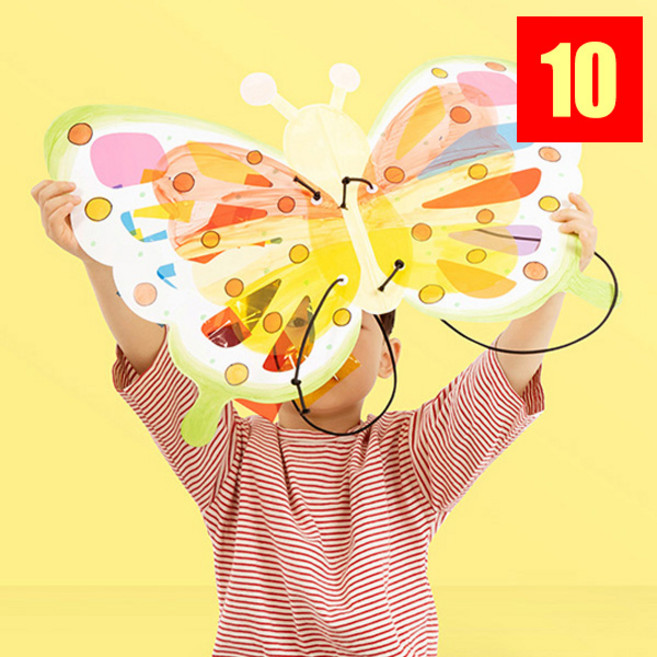 나비날개만들기 10개 만들기키트 미술재료DIY 봄미술놀이, 1세트, 나비날개DIY