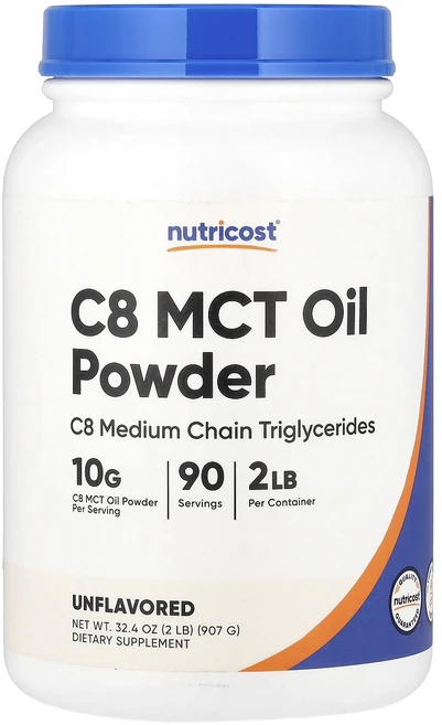 몸관리하세요 겨울입니다 Nutricost C8 MCT 오일 분말 무맛 907g(2lb) 특별관리진행, NutricostC8MCT오일분말무맛907g2lb, 907g, 1개 - 쿠팡