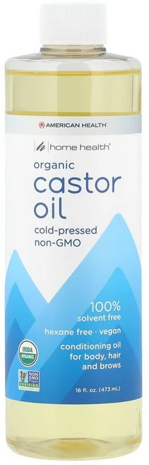 Home Health 유기농 캐스터오일 473ml(16fl oz) Health (홈 헬스), 1개 - 쿠팡