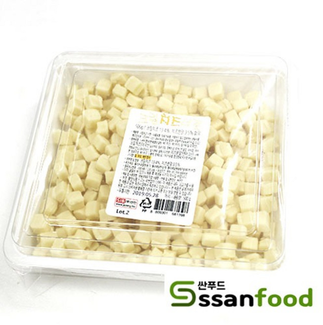 선인 크림치즈너겟 치즈빙수 토핑용/큐브/아이스크림 빙수 빙수 빙수재료, 500g, 1개