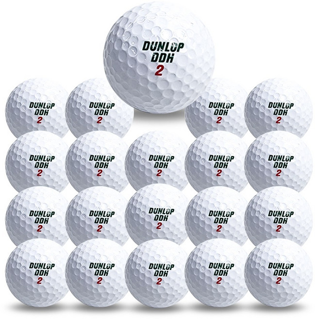 아토스포츠 로스트볼 던롭 흰색 A+급 골프공, 1개, 20개
