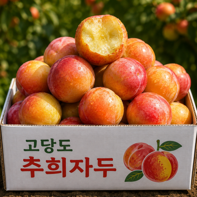 10위 - [산지직송] 당도선별 김천의성 왕자두 추희자두, 1박스, 3kg (대과)